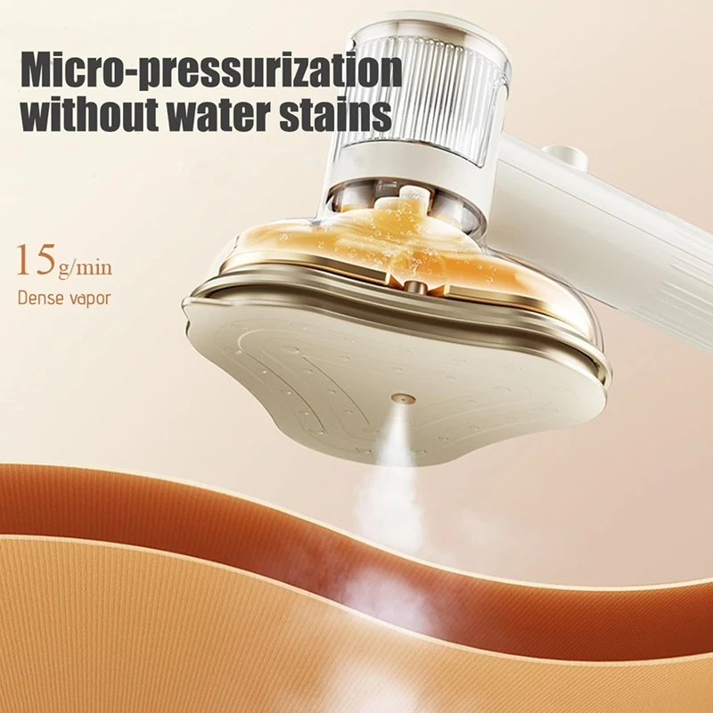 Portable Mini Ironing Machine - 180°Rotatable Handheld Steam Iron, Foldable Travel Garment For Fabric Clothes 2