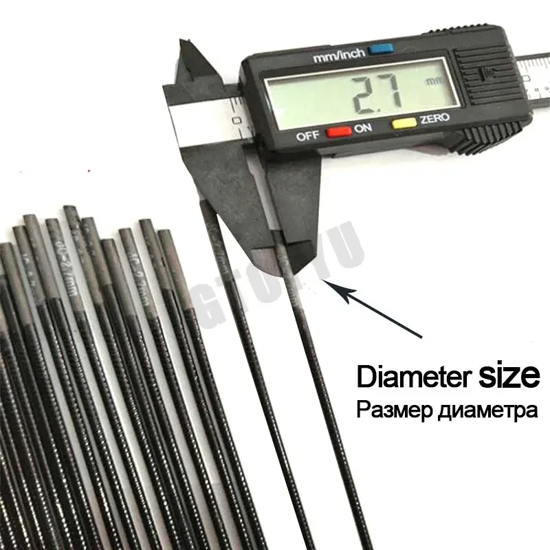 2.7mm-7.7mm 5 pieces 100cm 1M Fishing rod tip Spare sections taiwan fishing rod full size hollow carbon Accessories sturdy fishing rod