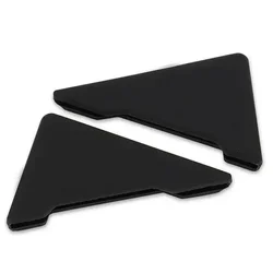 Silicone Car Door Corner Protector - Anti - Collision Guard Covers (Set of 2/4) (2pcs black)