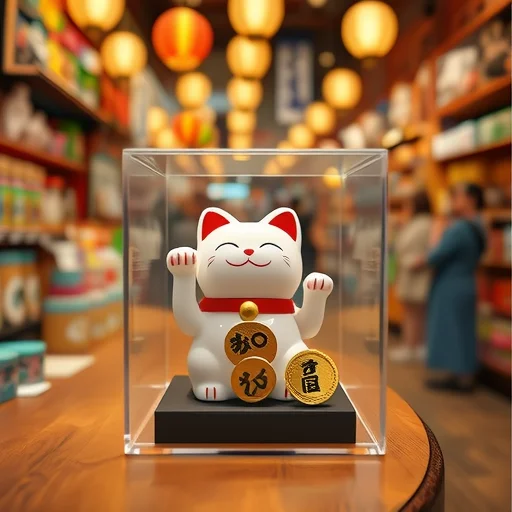 Solar Powered Maneki Neko Lucky Cat Welcoming Chinese Lucky Cat Waving Hand Beckoning Fortune Cat Figurines For Home Decor 1