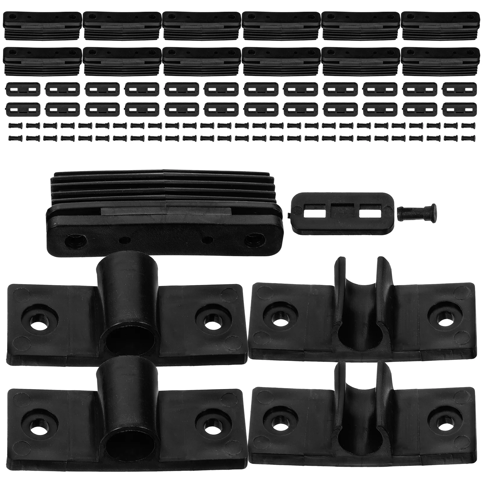 

Camping Folding Aluminum Alloy Egg Roll Table Base Plastic Accessories (table Base) 10 Pieces