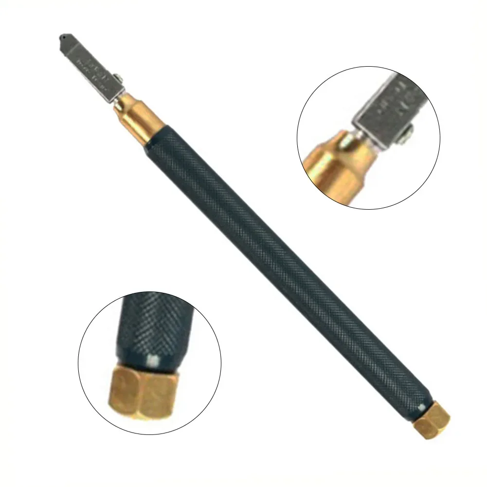 Glass cutter tile glass cutter tile cutting tool TC-10 professional glass cutter glass cutting wheel metal handle diamond straight head cutting tool for tile