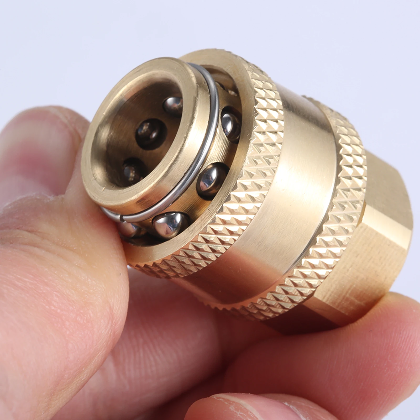 Pressure-Washer-Adapter-Brass-Steel-Coupler-1-4-Female-Quick-Connection-M14-1-5-Female-Thread.jpg Nyomásmosó Adapter Sárgaréz/Acélcsatlakozó 1/4 "Női Gyors Csatlakozás M14*1,5 Női Szál Csatlakozó Kerti Tömlő Autó Mosás - Image 4