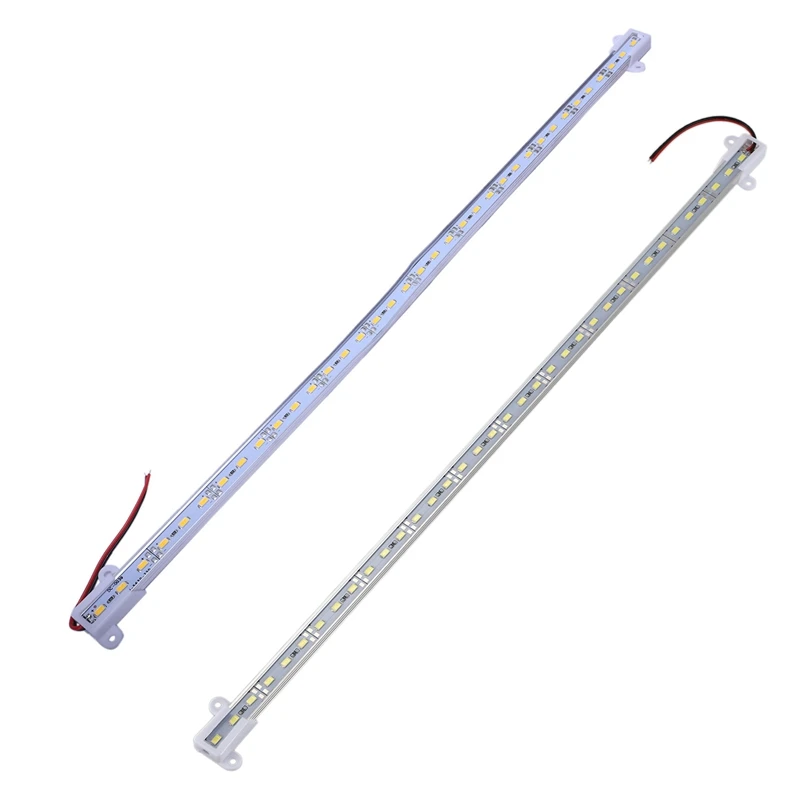 

2 Pcs 50CM 12V 36 LED 5630 SMD Hard Strip Bar Light Aluminum Rigid , White & Warm White