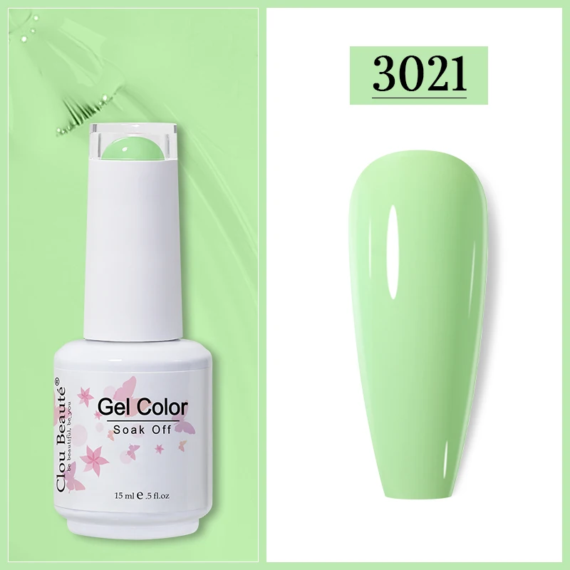 thumbnail image 1 of Clou Beaute-esmalte de uñas en Gel, marrón neón, azul real, rojo, verde, Pastal, desnudo, laca en Gel, capa superior, Gel UV para uñas, 1 of 5