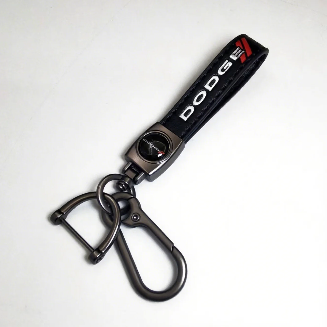 Premium Genuine Leather Keychain Car Accessory