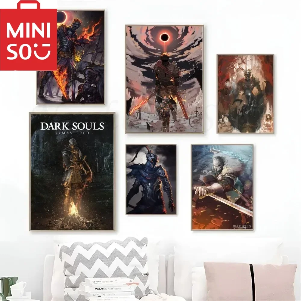 Dark Souls Poster Home Bedroom Entrance Bar Cafe Poster And Prints ...