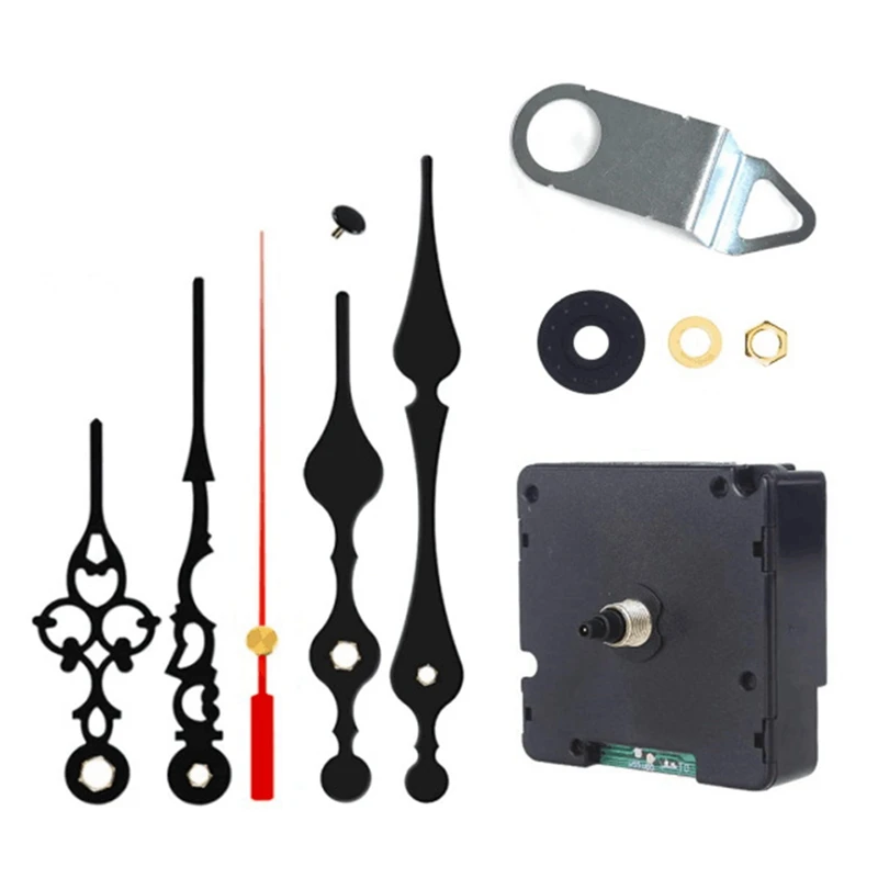 

2X Radio Controlled Silent DIY Clock Movement Mechanism Kit Germany DCF Signal Mode With 4 Sets Hands Repair Replacement Promoti