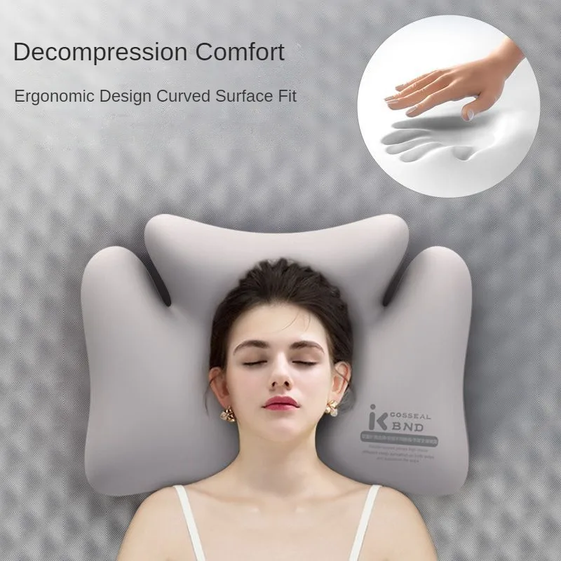 Full Sleeping Position Pillow Memory Cotton Pillow Multi-functional Partition Zero-pressure Deep Sleeping Side Sleeping Adult 4