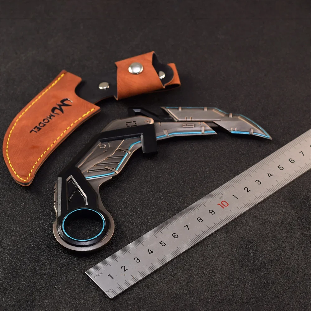 17cm Valorant Weapon RGX Graphics Claw Knife Game Peripheral Weapon Sword Melee Model Ornaments Collections Gifts Toy cosplay sword cosplay toy game knife