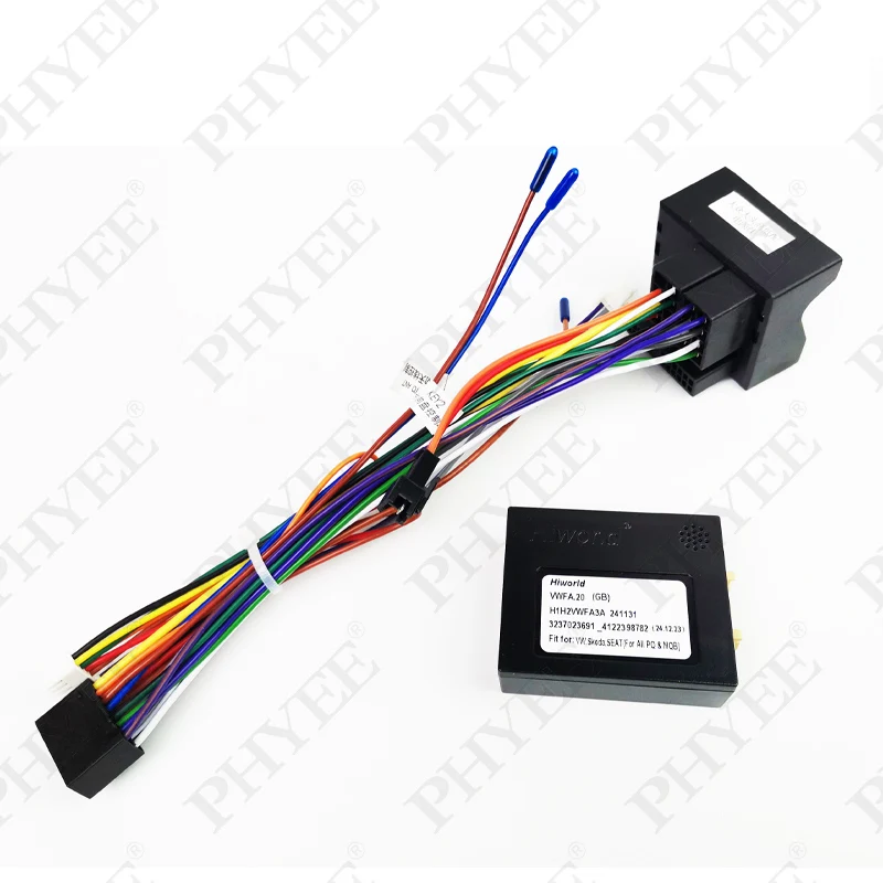 Cavo Adattatore Quadlock MQB A 52 Pin 60cm Per Autoradio - Bluetooth 5.0, 5-12V, Per Modelli A1, A3, A4, A6, Q5