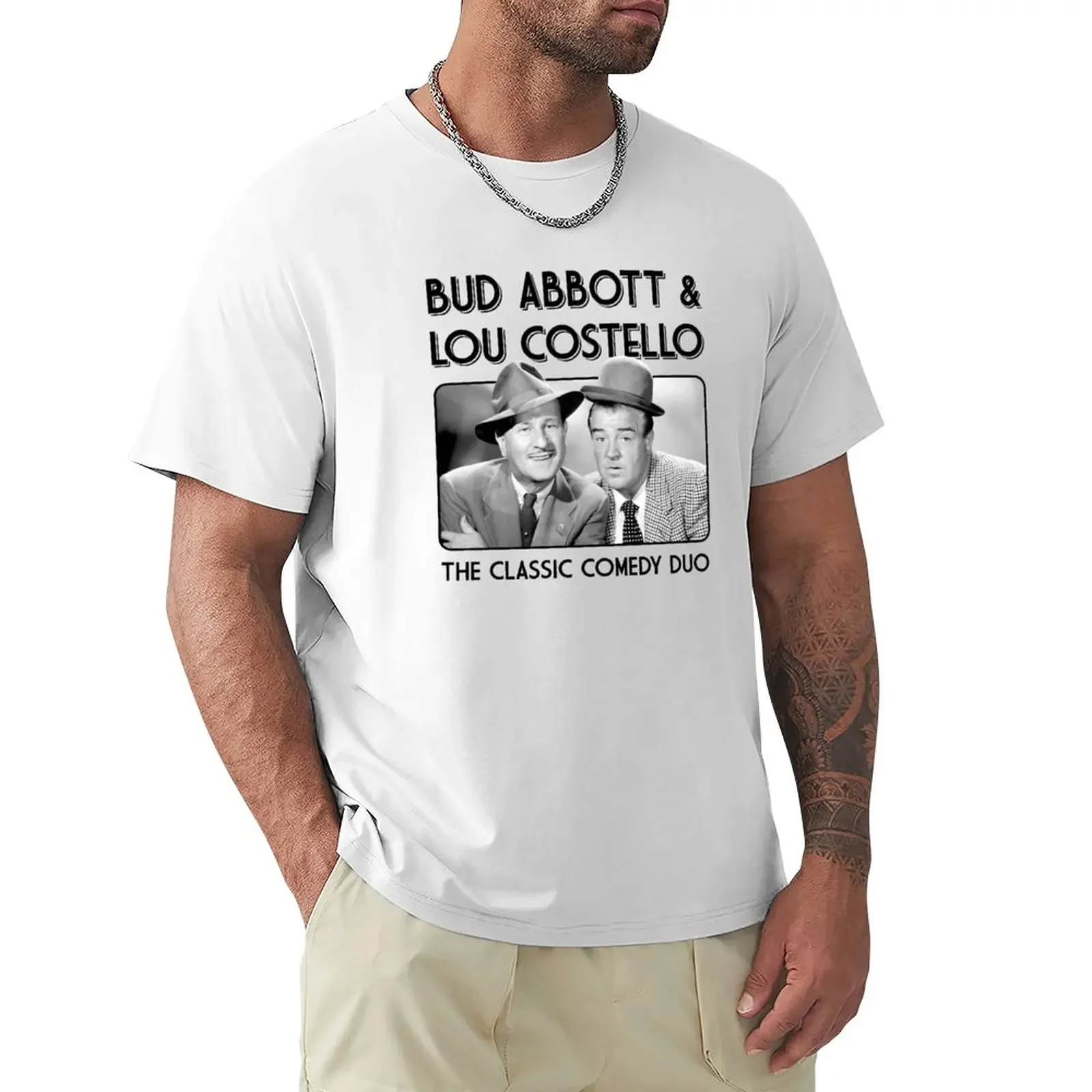 

Bud Abbott & Lou Costello T-Shirt tops Blouse sublime fruit of the loom mens t shirts