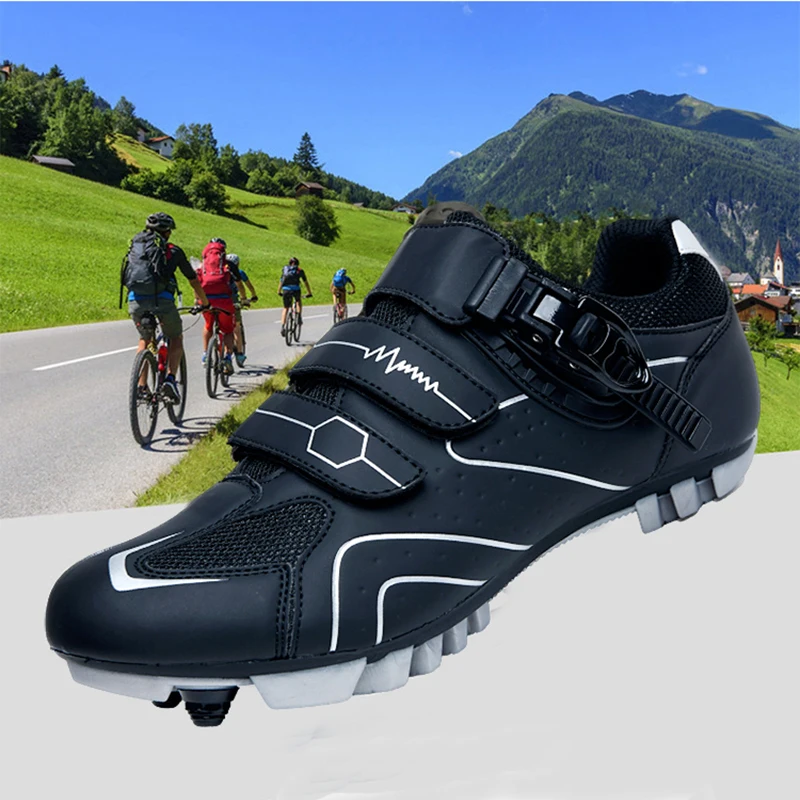 Unisex Cycling Sneaker MTB Shoes with Men Cleat Road Dirt Bike Flat Racing Women Bicycle Mountain Spd Mtb Shoes Zapatillas Mtb 3