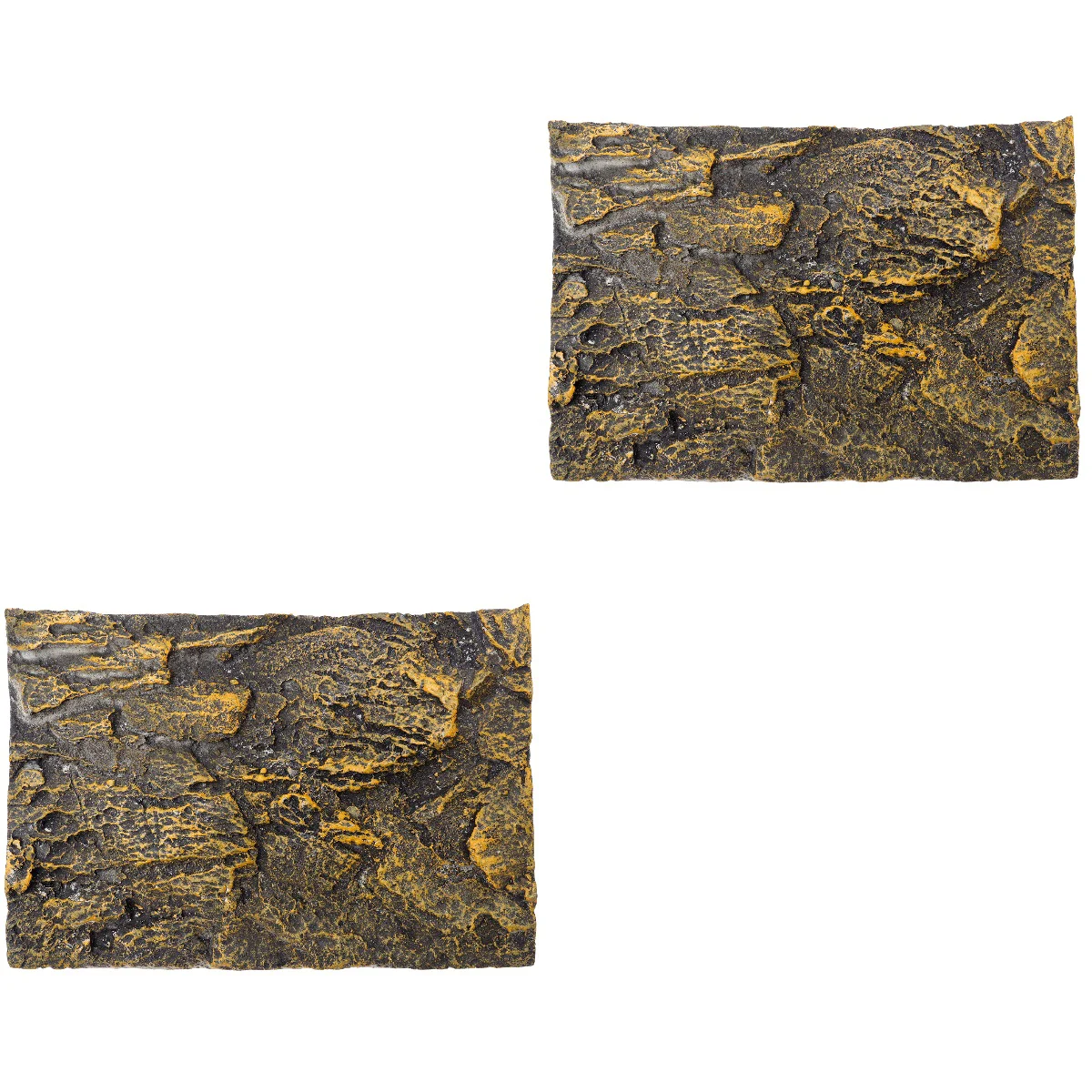 

2 Pack Amphibia Merch Background Rock Slab Reptile Fish Tank Aquarium for Turtle 3d Cork Terrarium