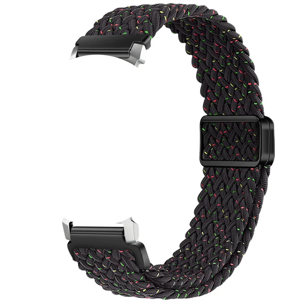 Elegant 14mm Woven Nylon Loop Buckle Watchstrap with Magnetic Closure