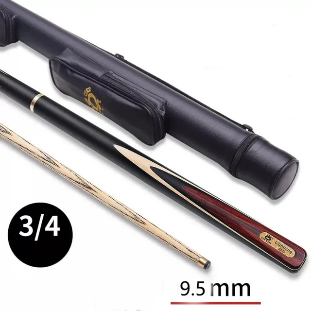 OMIN 57" Lightning White Ash Snooker Billiard Pool Cue Stick 9.5/10/11.5mm 1