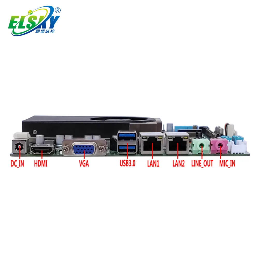 ELSKY-미니 itx 마더보드, 코어 i5 10210U i3 10110U i7 10510U QM10U DDR4 4K 디스플레이 EDP LVDS 1HDMI VGA 옵션, 핫세일