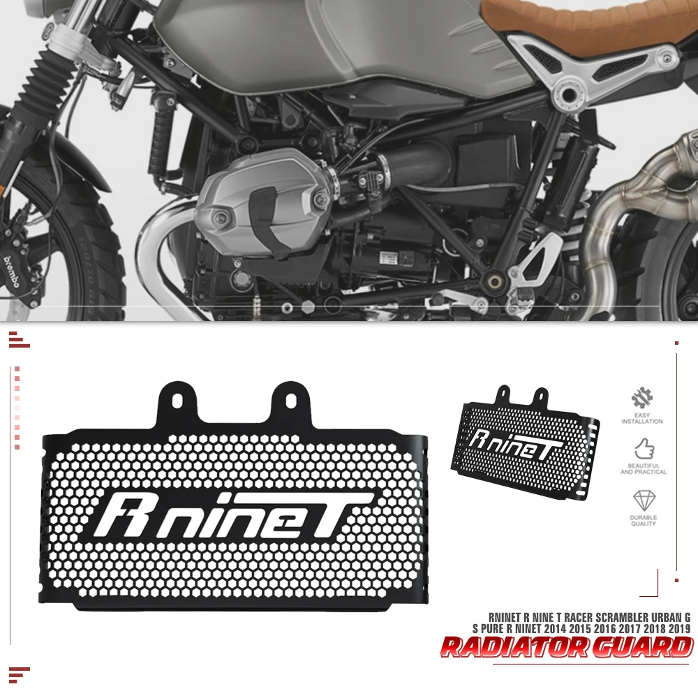 

R NINE T Oil Cooler Grille Guard Motorcycle For BMW RNINET RACER SCRAMBLER URBAN G S PURE R NINET 2014 2015 2016 2017 2018 2019