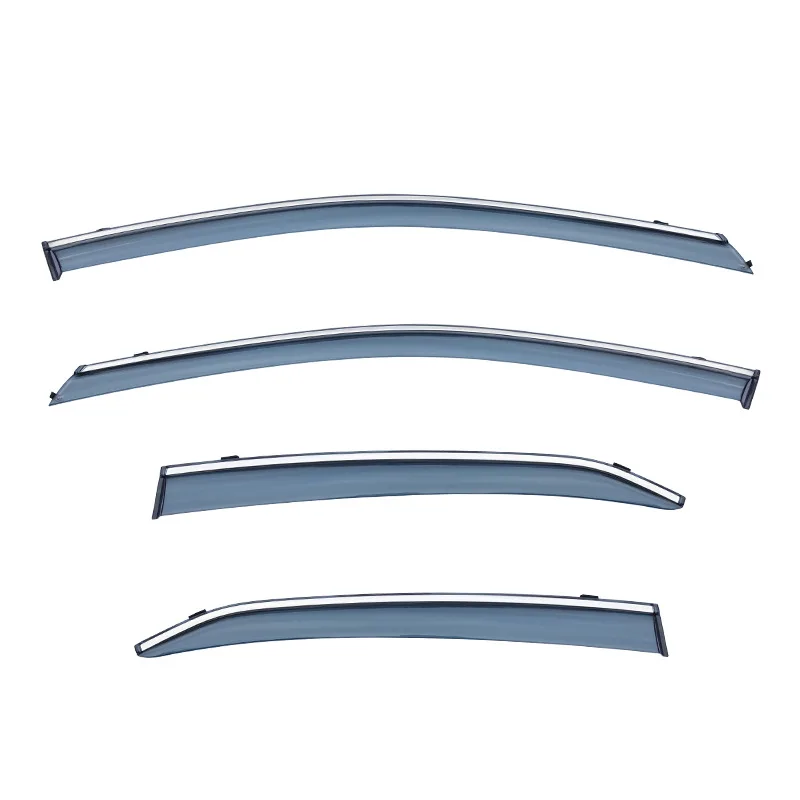 For Toyota Camry Accessories XV70 Stainless Steel Chrome Window Trim Visors Rain Guard Door Visor Vent Shades car window deflectors