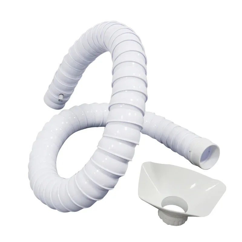 50mm 75mm POM Flexible Smoke Exhaust Ventilator Pipe for Soldering Smoke Extractor Welding Fume Arms with Square Round Hood