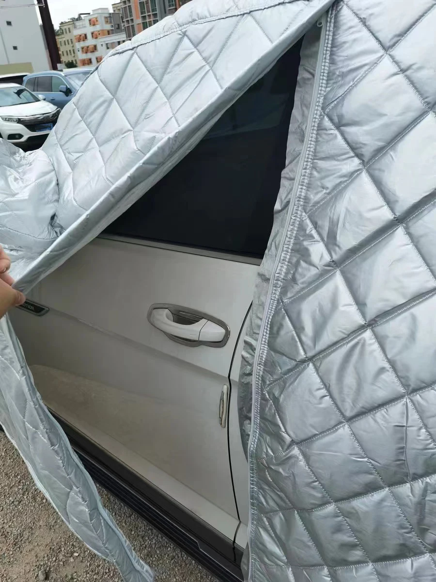 Winter Car Cover Outdoor Cotton Thickened Awning For Car Protection