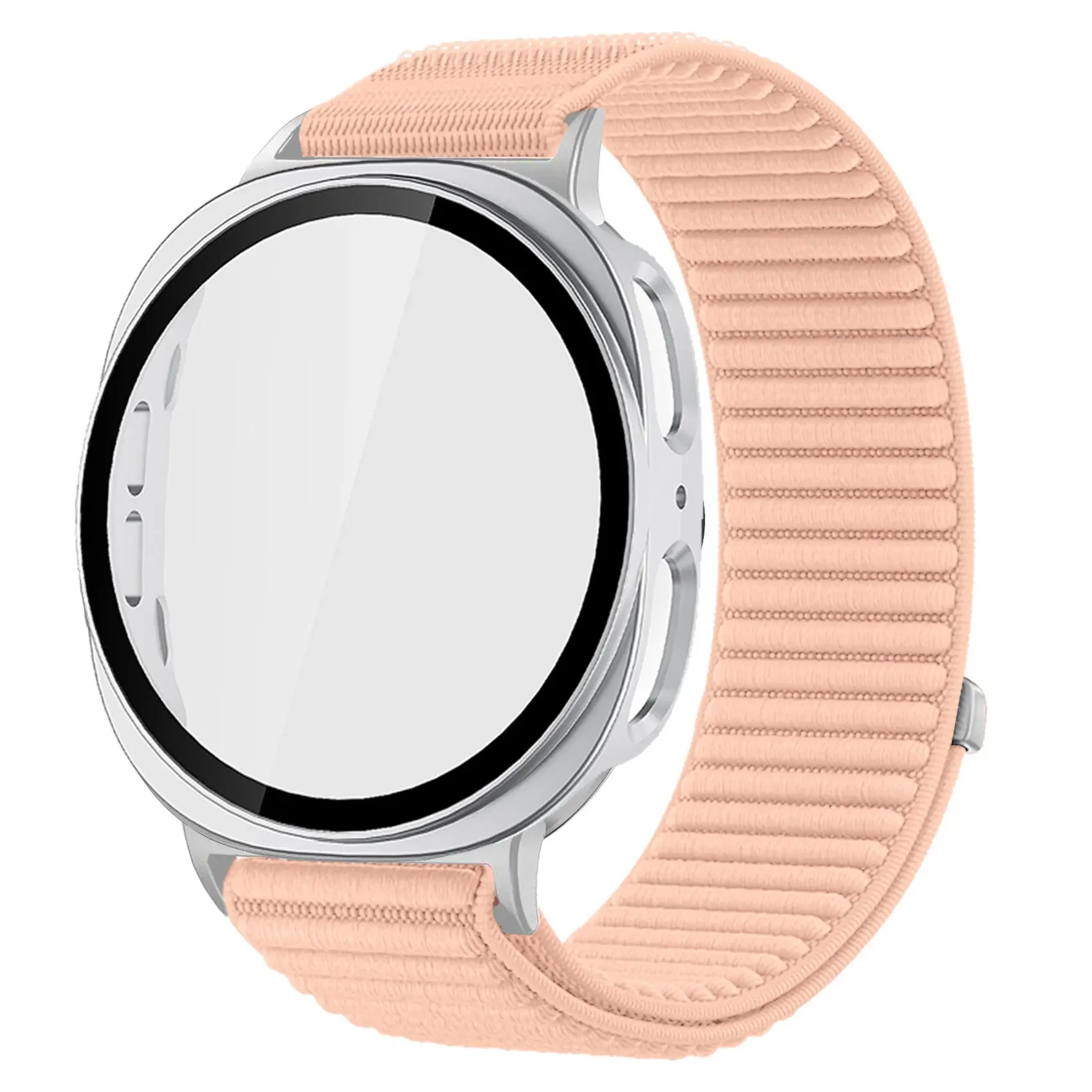 Premium Tempered Glass Case with Nylon Loop Strap - Elegant Protection