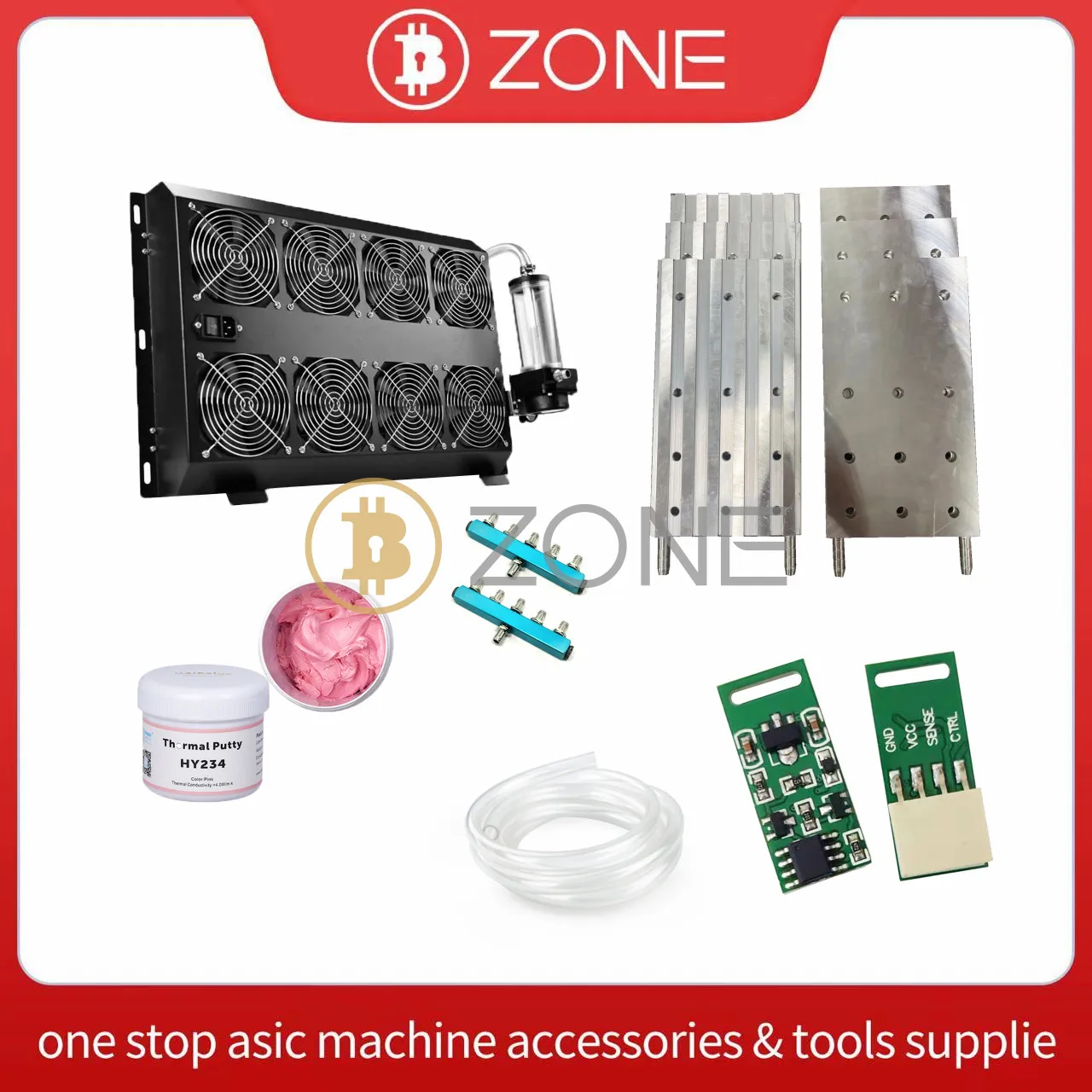 Kit Di Raffreddamento Ad Acqua Di Aggiornamento Antminer S19J Kit Di Overclocking Serie Antminer S19 Adatto Per Piastra Di Raffreddamento Ad Acqua Ant