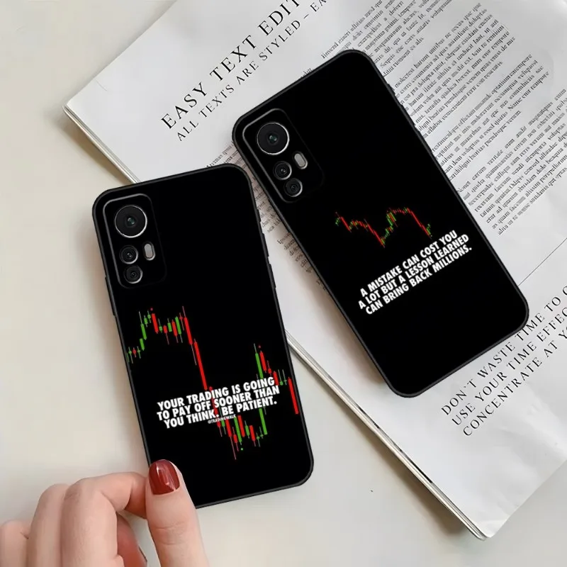 Day Trading Day Trader Custodia Per Telefono Per Xiaomi 13 11 12 11T 9 8 9T 9Se 11I Lite Ultra Note10 Poco F3 M4 M3 X4 Gt Pro Cover