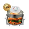 14.25" Halogen Oven Air Fryer Rotisserie Roaster Glass Bowl Multipurpose Cooking Control Auto Off See-Through Easy Clean 2