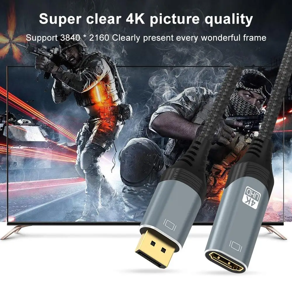 4K ÷Ʈ-HDMI ȣȯ  ȯ, 4K 60Hz 4K 30Hz 2K 1080P ÷ Ʈ, PC tv  DP- HDMI ̺