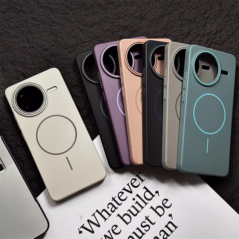 Matte Hard PC Slim Back Case Cover with Magnet and Frosted Finish
