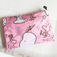 Snoopy Nylon Folding Shopping Bag Cartoon Girl Boy Shoulder Bag Storage Bag Eco Bag handbag 1