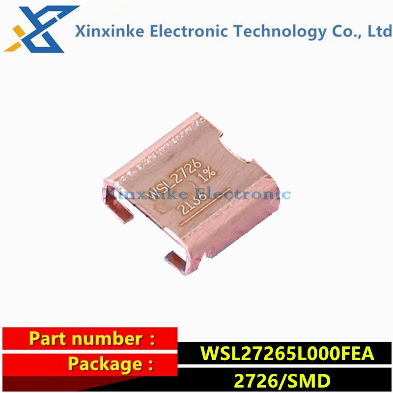 WSL27265L000FEA 5mΩ Power Metal Strip Resistors 2726 Current Sense Resistors - SMD 3 watt .005 ohms 1% 5 mOhms