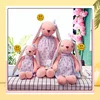 45CM Kawaii Long Ear Rabbit Plush Toy Baby Sleep Comfortable Doll Plush Animal Toy Children Boys and Girls Sleep Companion 4