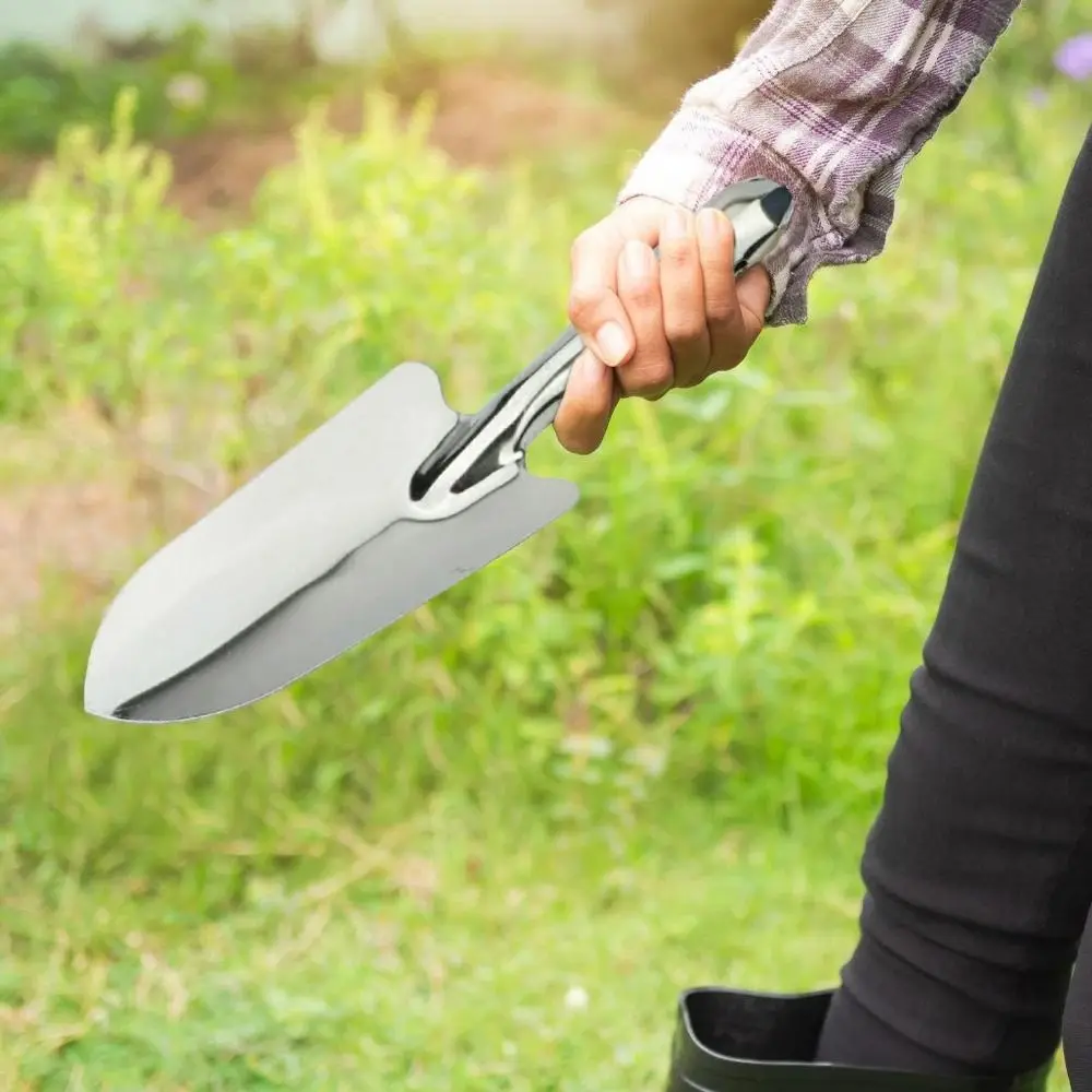 Stainless Steel Garden Trowel Shovels With Grip Rust Resistant Weeding Transplanting Hand Shovel Multifunctional