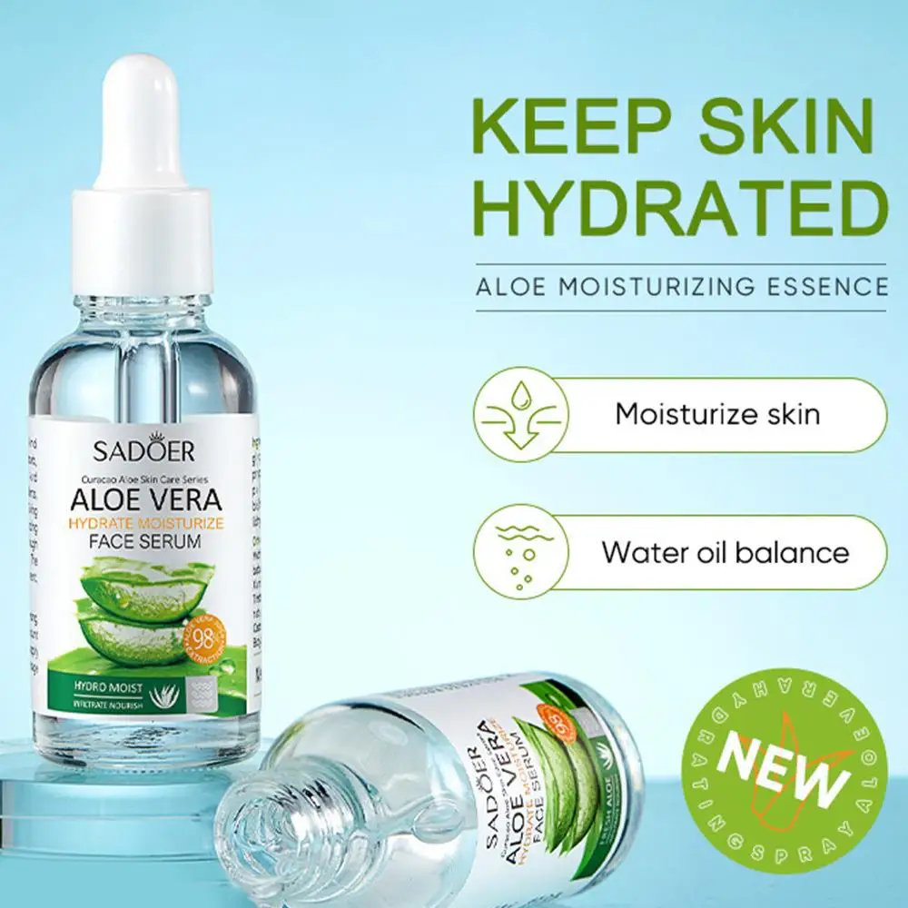 Aloe Vera Moisturizing face Essence Brightening Hydrating Essence Soothing face Care beauty skincare 4