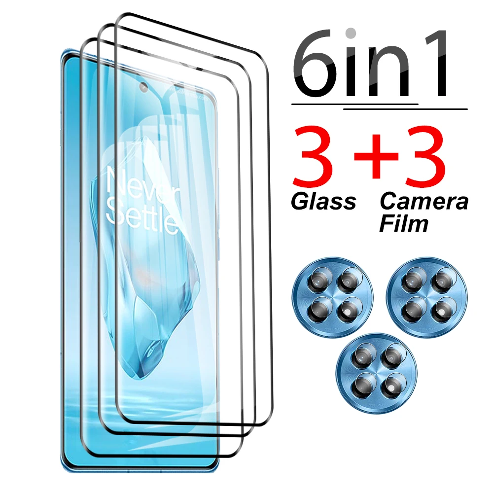 

6in1 HD screen protector For OnePlus 12R 2024 oneplus12 12 r R 12 Camera Glass 6.78 inches 20D 3D Curved protective glass