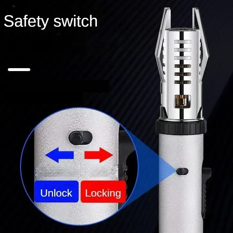 Planet Lightsaber Butane Gas Lighter 360&deg; Use Metal Outdoor Windproof Turbine Torch Jet Lighter Gun BBQ Welding Cigar Tool