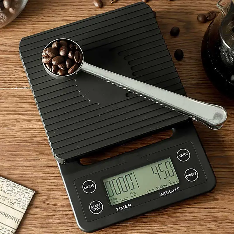 

Digital Kitchen Scale with Timer, Precision Drip Coffee Scale, Coffee Weighing, High Precision, LCD, 0.1g