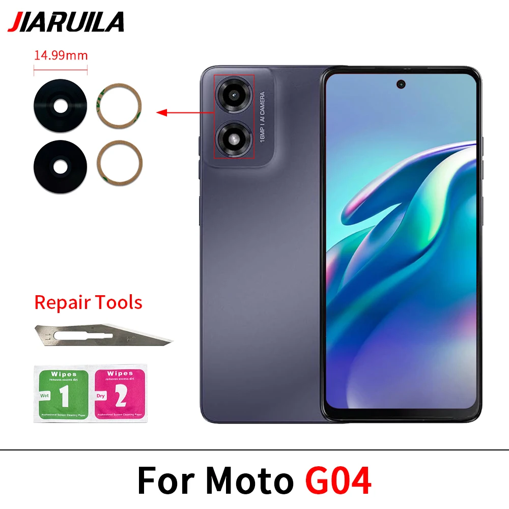 Premium Back Rear Camera Glass Lens with Adhesive for Easy Replacement and Repair