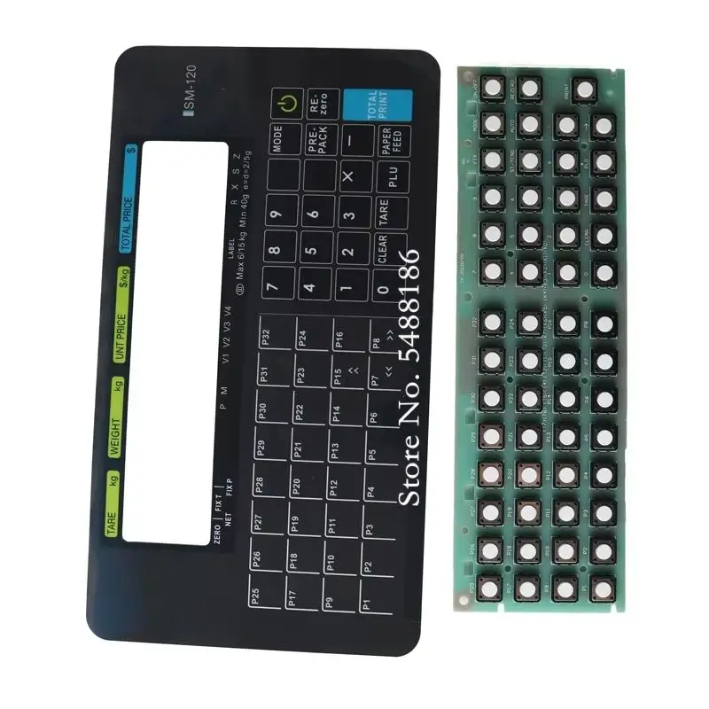 Sm120 Scale Brand New SM120B keyboard Set for DIGI SM120 Bench Scales Inner Circuit ...