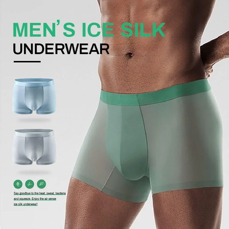 Quick-drying Men's Underwear Boxer Shorts Light Ice Silk