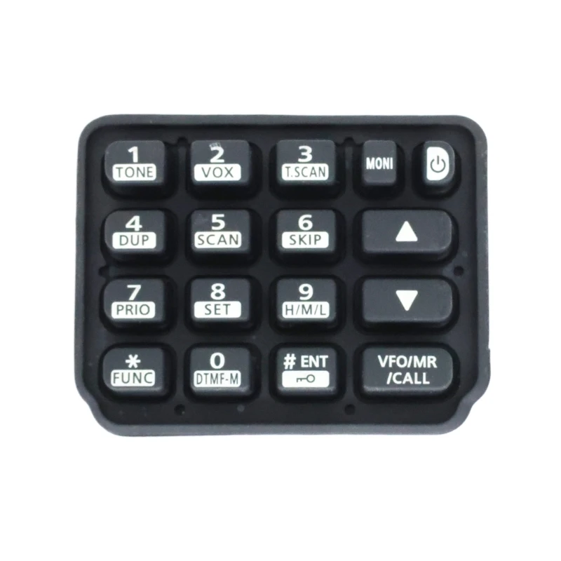 

Number Key Button Rubber Keyboards Walkie Talkie Repair Parts for IC-V80