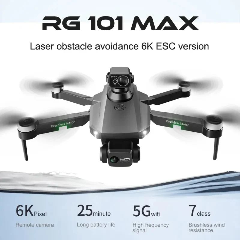 신제품 RG101 MAX GPS 드론, 8K 전문 듀얼 HD 카메라 FPV 3Km 항공 사진 브러시리스 모터 접이식 쿼드콥터 완구, 2023 드론 장난감 rc카 드론 장난감 rc카 포크레인 미니드론 자동차 장