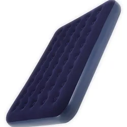 Colchón de aire flocado para el hogar, colchón inflable para coche, cama de aire al aire libre, plegable, individual, doble espesamiento