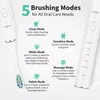 SEJOY Sonic  Expert Clean Electric Toothbrush Rechargeable High Power Vibration12 Brush Heads 5 Modes 3