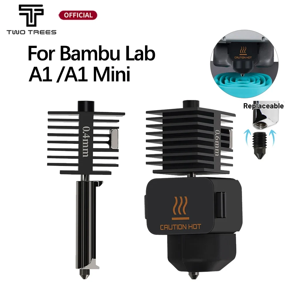 Hotend Kit Per Bambulab A1 Mini Ugello Per Bambulab A1 Hotend Ugello Bambu Bamboo Lab A1 Mini Kit Ugello Stampante 3D 0 4Mm