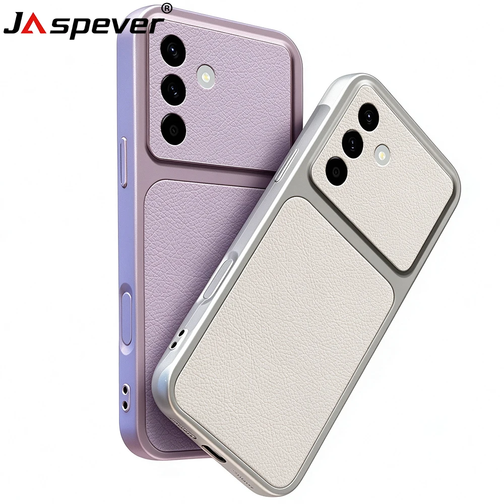 Luxury Shockproof Hybrid Leather Texture Hard Case Cover