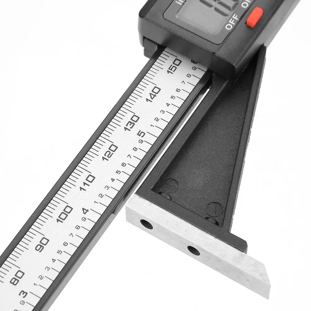 Digital Height Gauge Depth Gauge Depth Measuring Tool Height Caliper 0-150mm Digital Precision Height Aperture Gauge with Magnetic Base