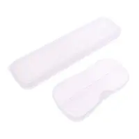 D0JA Portable Transparent Plastic Tableware Case Spoon Fork Storage Box Cutlery Organizer Travel 2